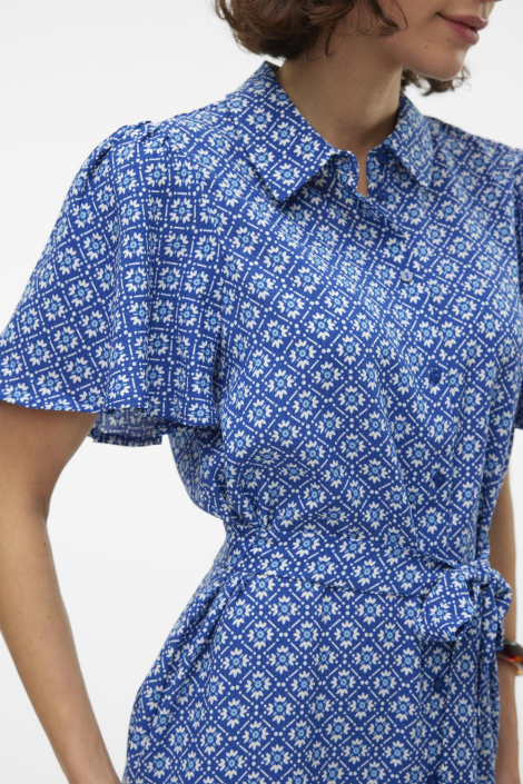 Vero Moda blauwe dames jurk