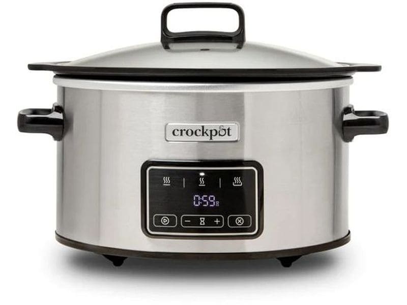 Crock-Pot Schongarer Sizzle & Stew 3.5 l Slow Cooker für langsames Garen und volle Aromaentfaltung