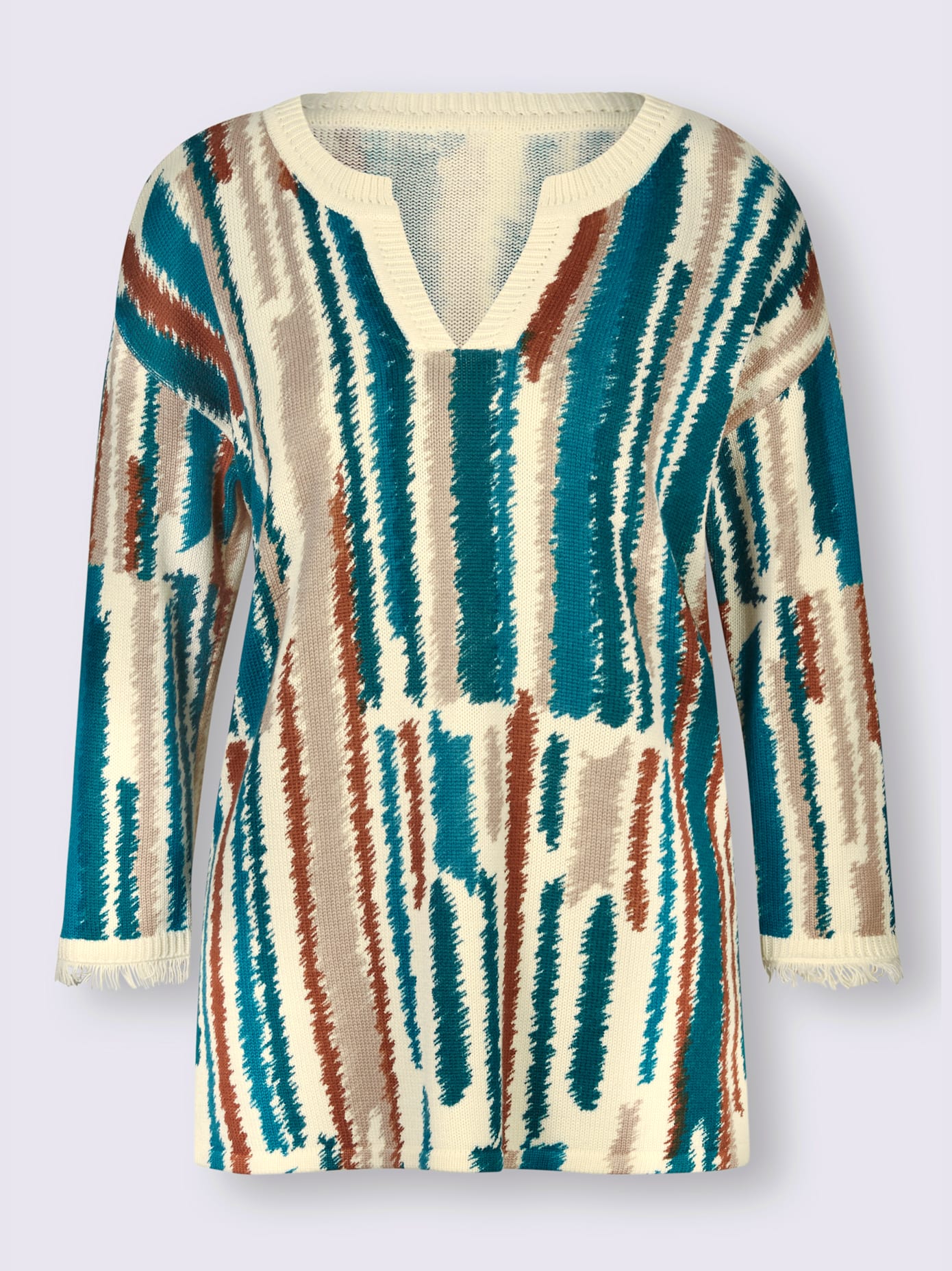 Pull à col montant mélange de viscose doux