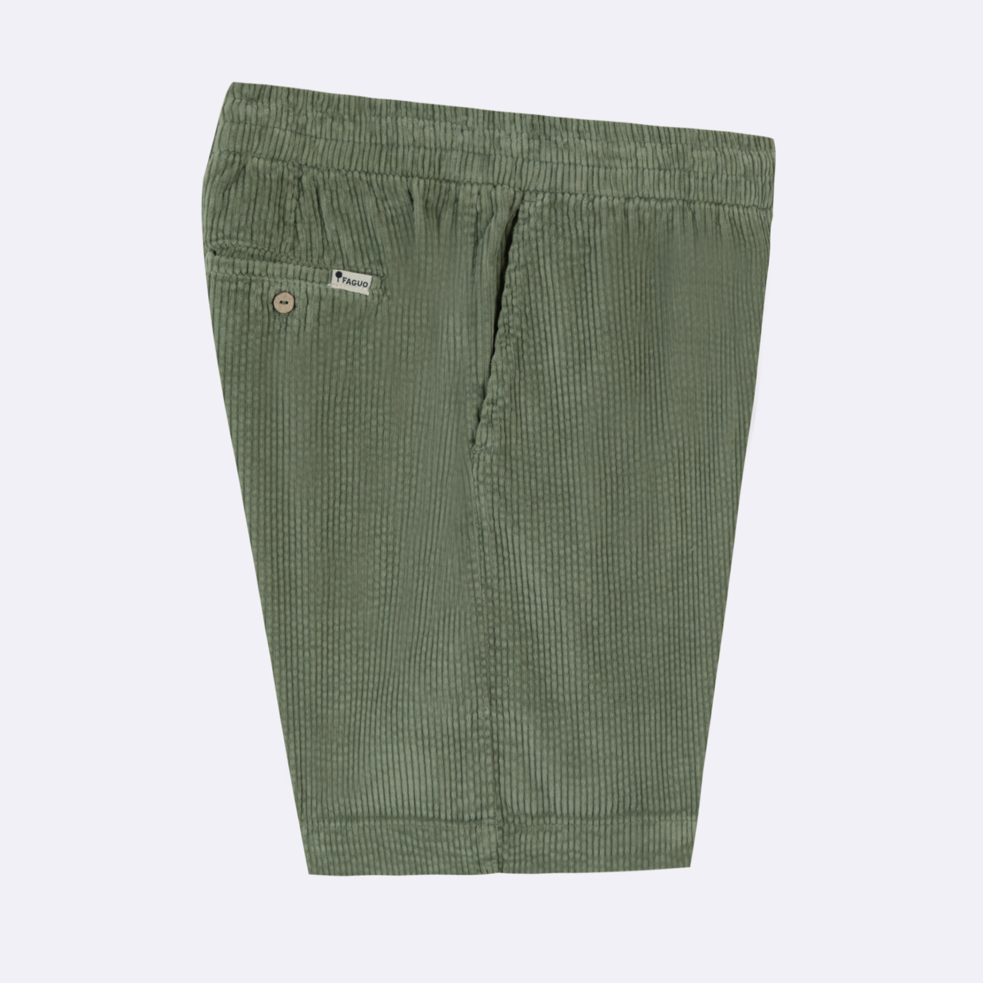 Short vert clair coupe ample coton - modèle chevre