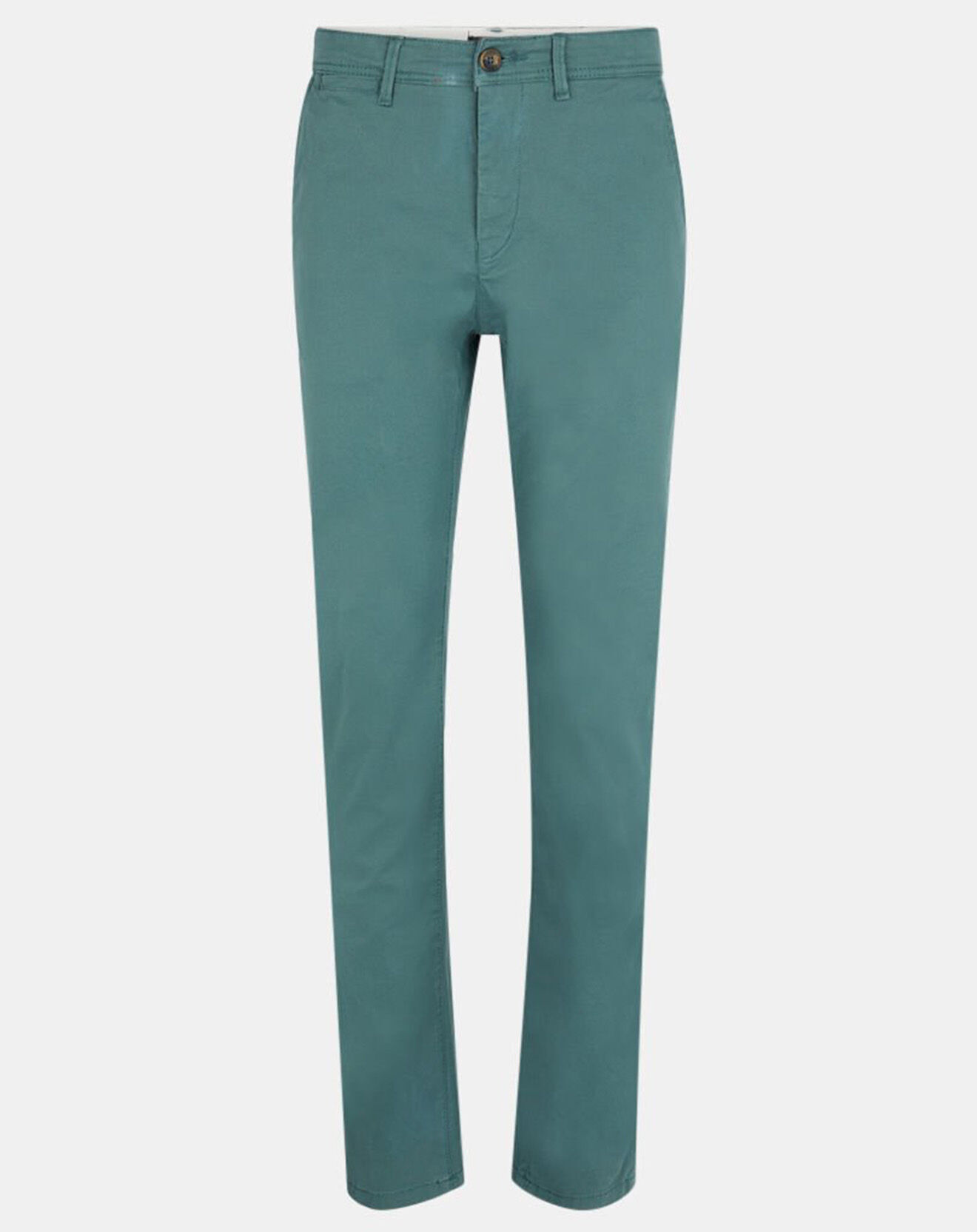 Galeries Lafayette Pantalon Chino en Coton Bio Relax Kutrelax vert
