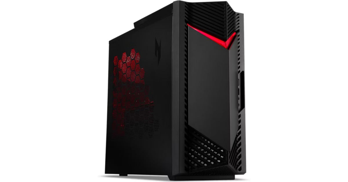 AcerNitro 50 (DG.E3WEH.005) gaming pc  (Zwart | Core i5-14400F | Arc Graphics | 16 GB | 1 TB SSD)