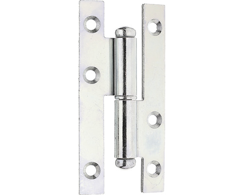 Uithefscharnier, links, 94 x 45 mm, sendzimir verzinkt
