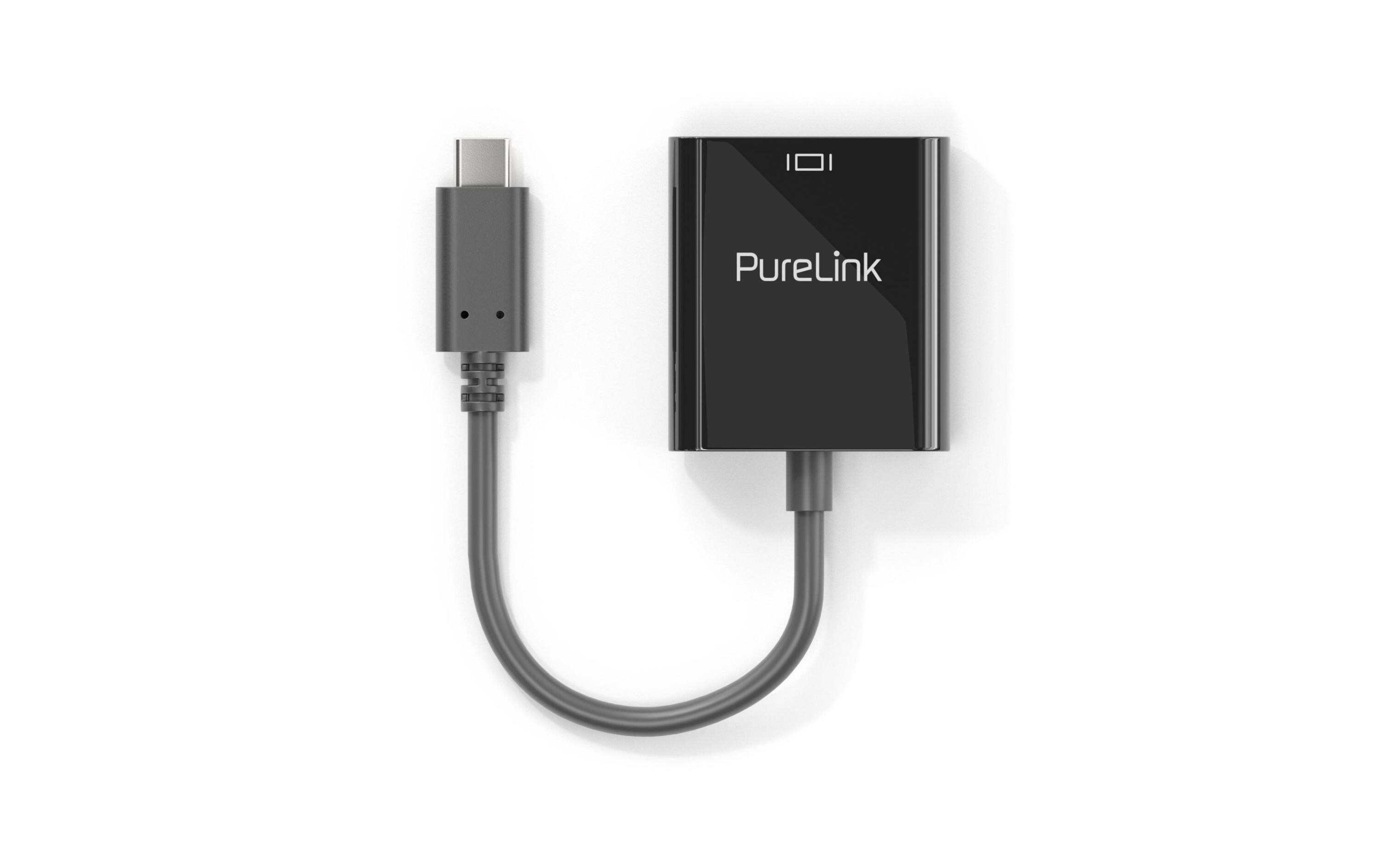 Adapter USB Type-C – HDMI 4K/60Hz, Schwarz, Premium