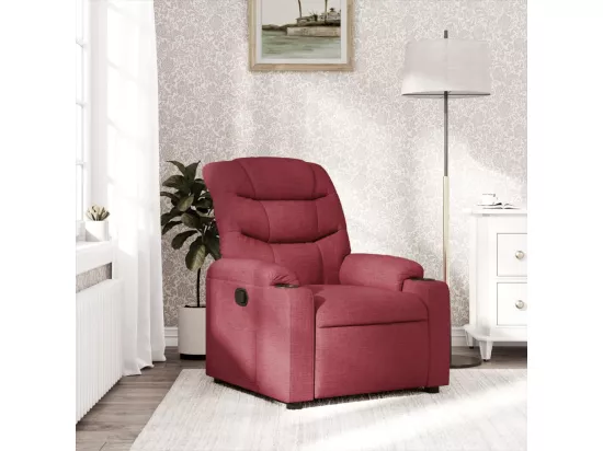 Fauteuil inclinable Rouge bordeaux Tissu