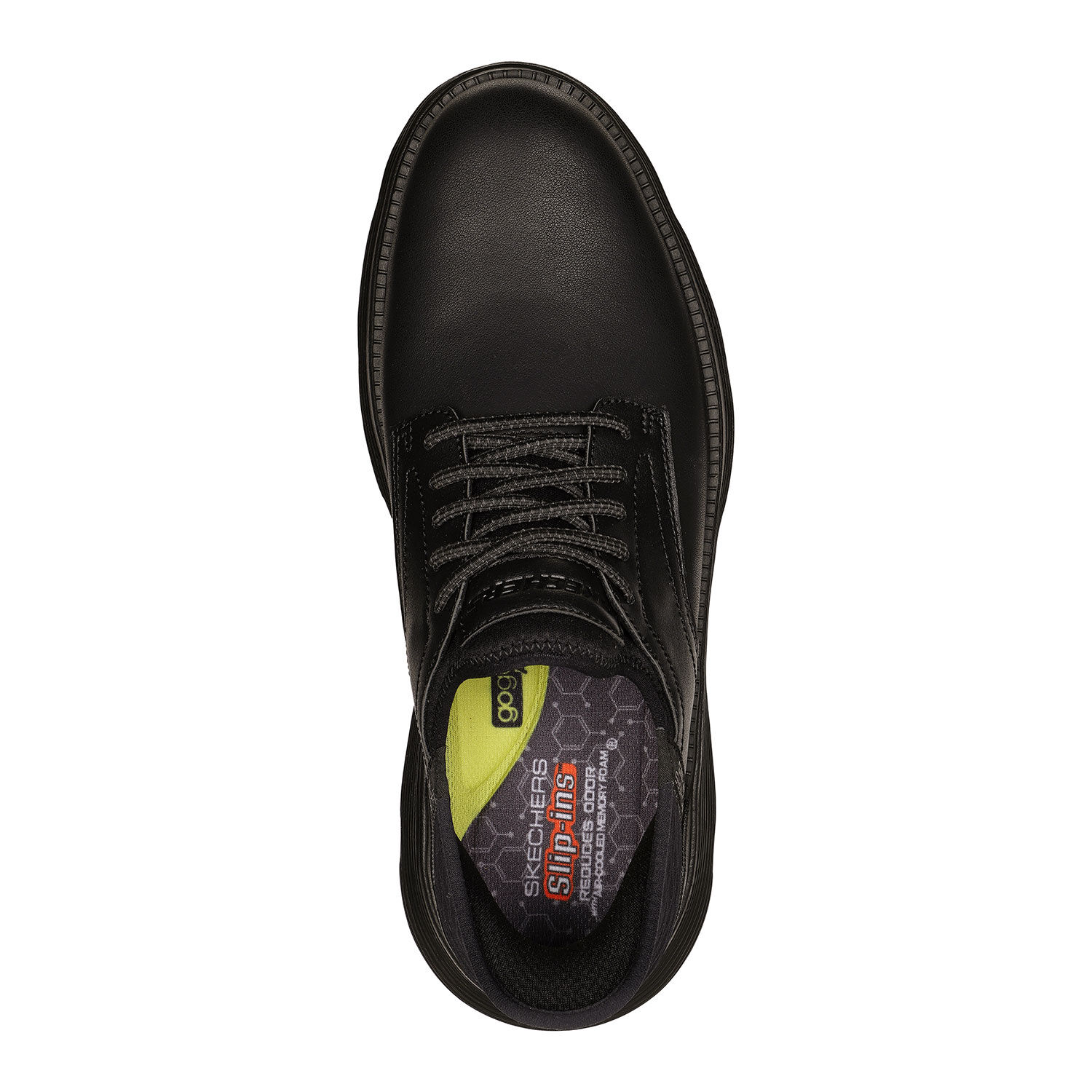 SKECHERS SLIP INS Schlupfschuh für Herren aus Glattleder