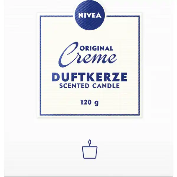 Original Creme Duftkerze klein