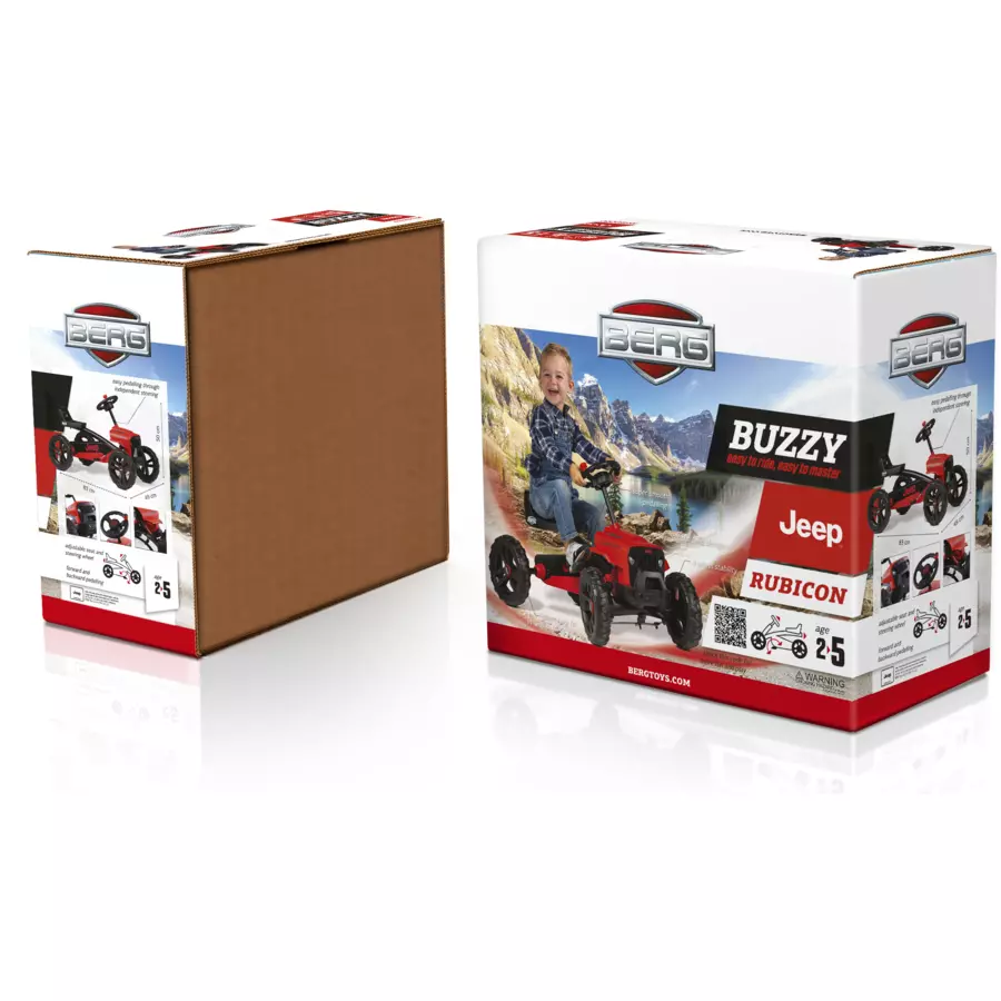 BERG Pedal Go-Kart JEEP Buzzy Rubicon