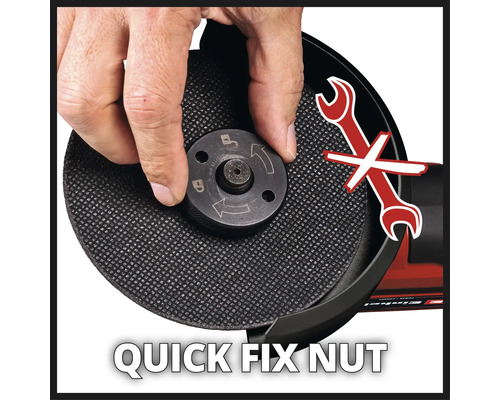 Einhell Power X-Change TP-AG 18/125 CE Q Li accu haakse slijper - Alleen kaal gereedschap, zonder accu en lader