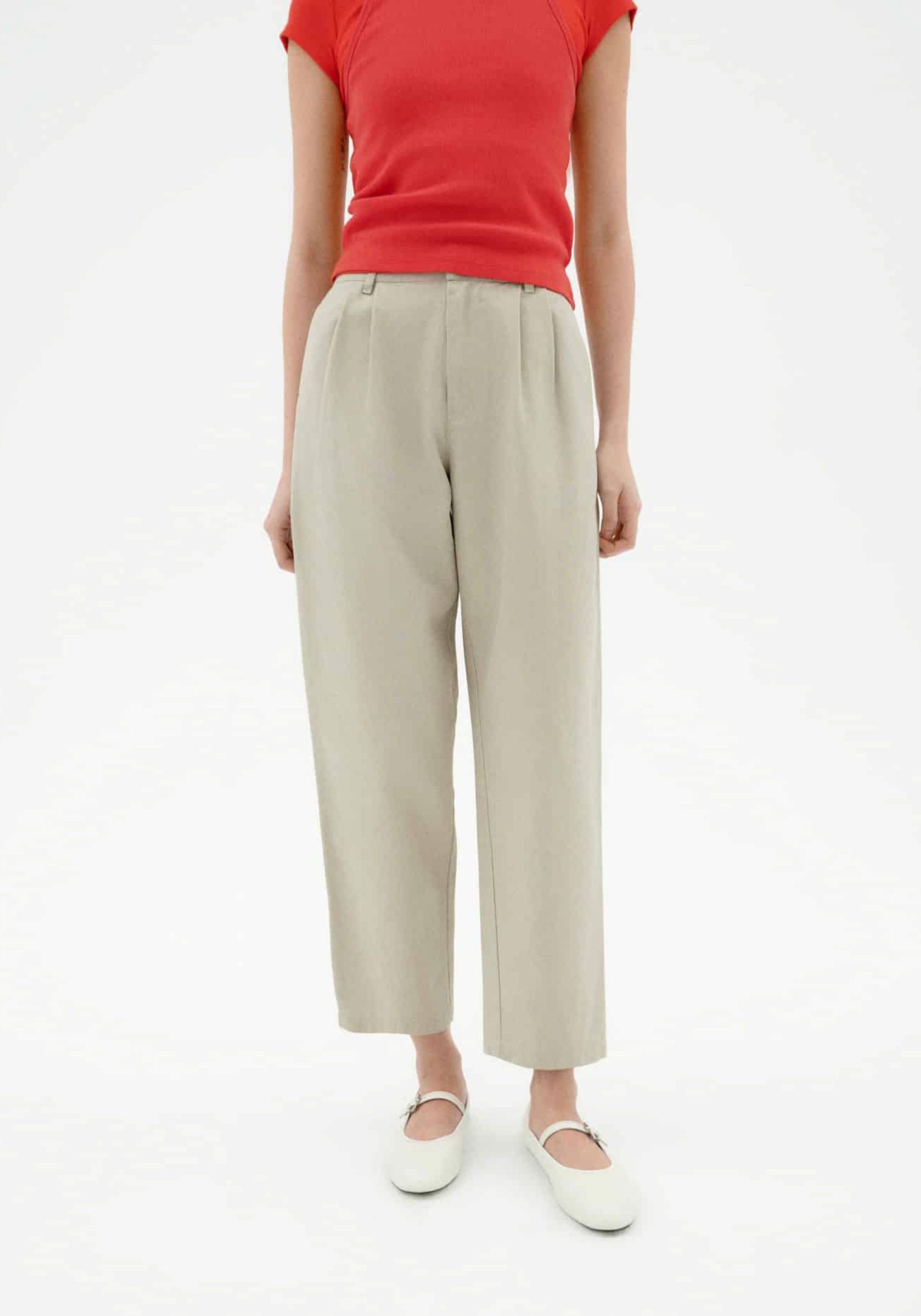 Thinking Mu Hose Rina Hemp Oatmeal Ecru