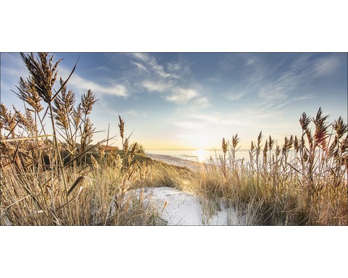 Giclée canvas schilderij Wild Beach III 50x100 cm