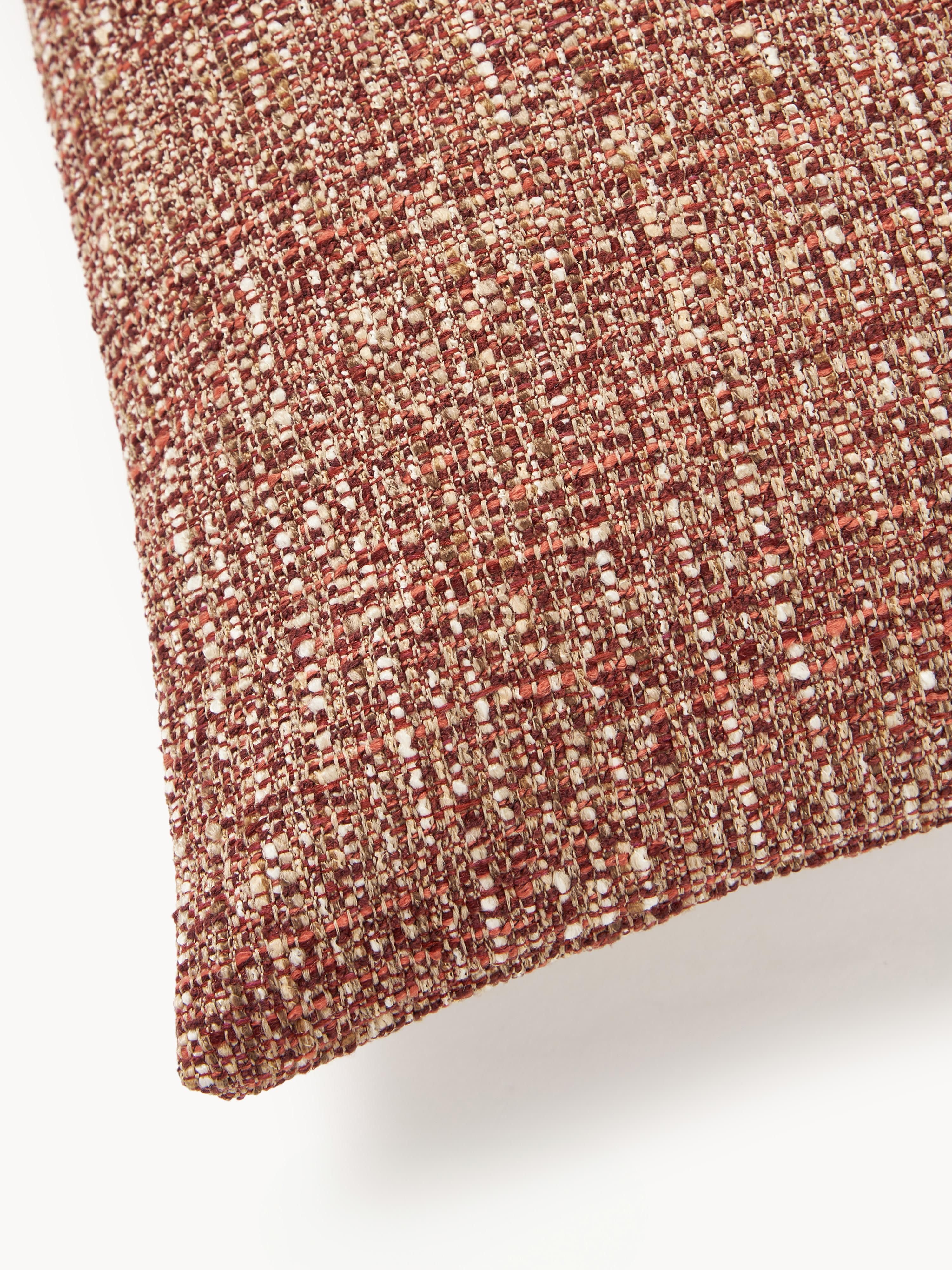 Bouclé kussenhoes Talea