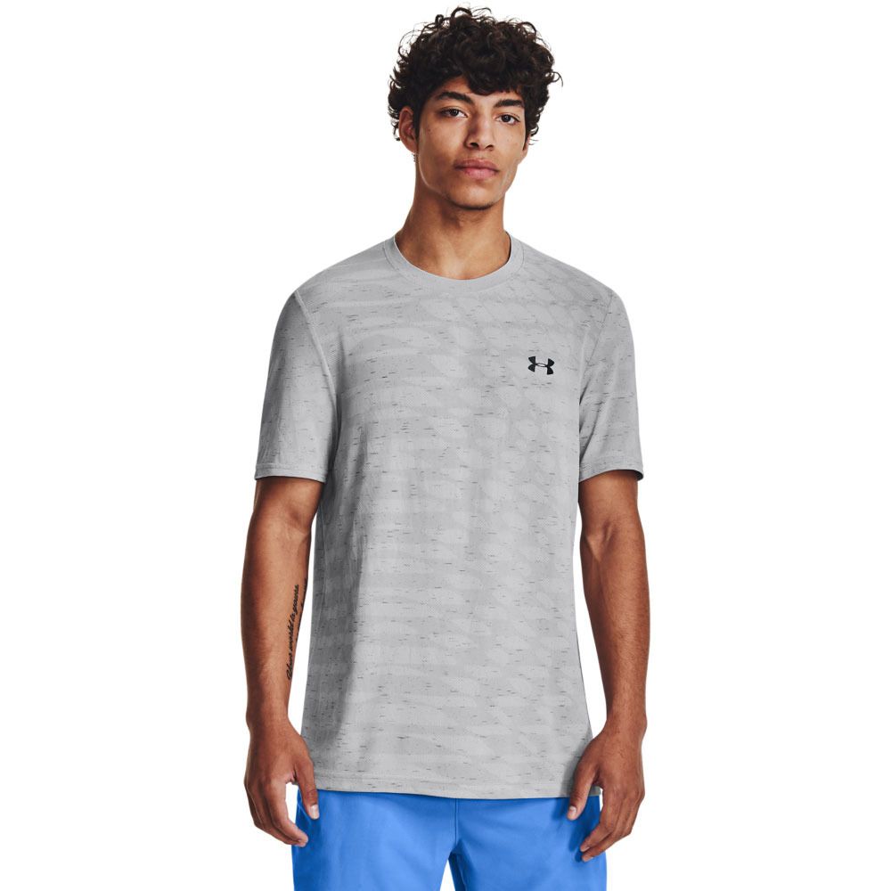 Under Armour SEAMLESS RIPPLE - Maillot Homme gris