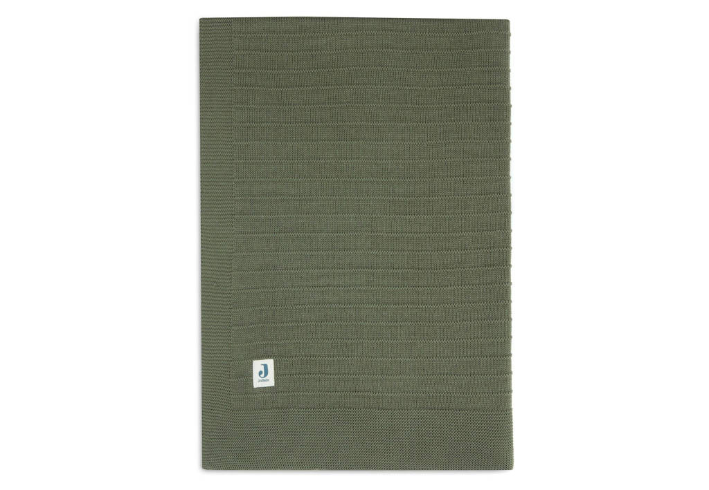 wiegdeken Pure Knit Leaf Green