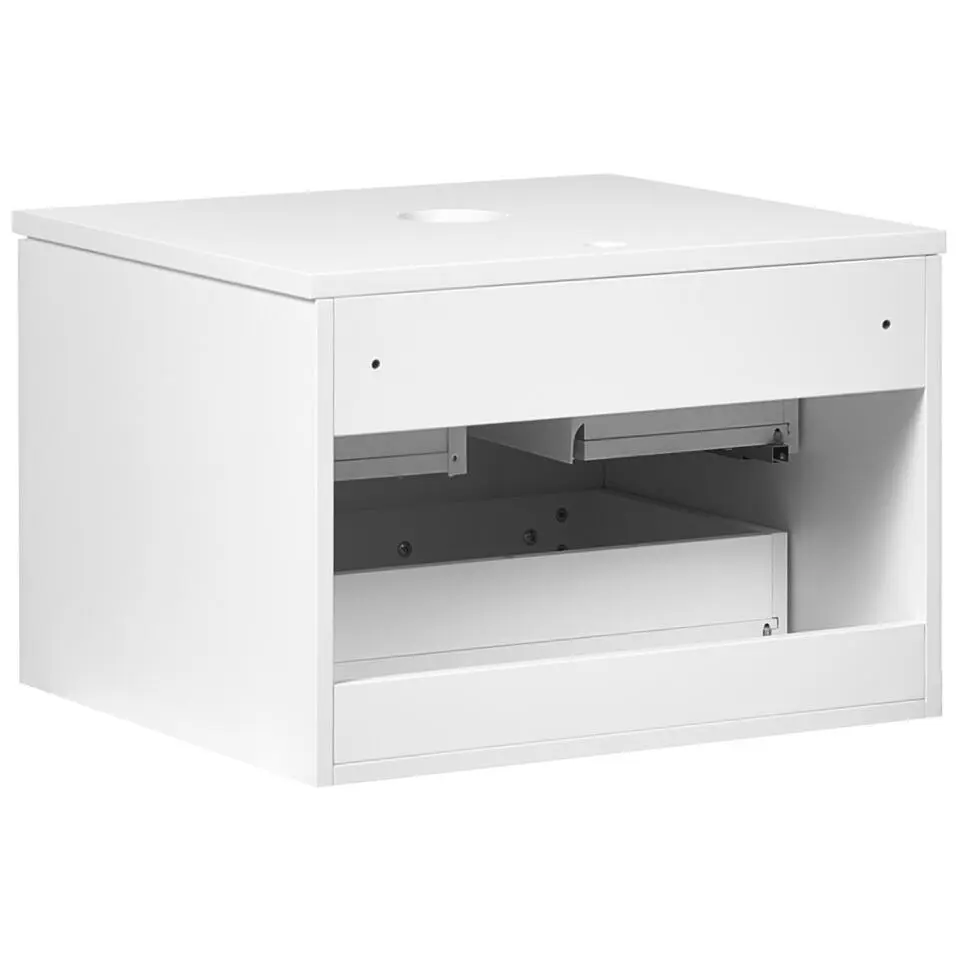 ALZIRA - Badkamermeubel - Wit - 60 x 52 cm - Hout
