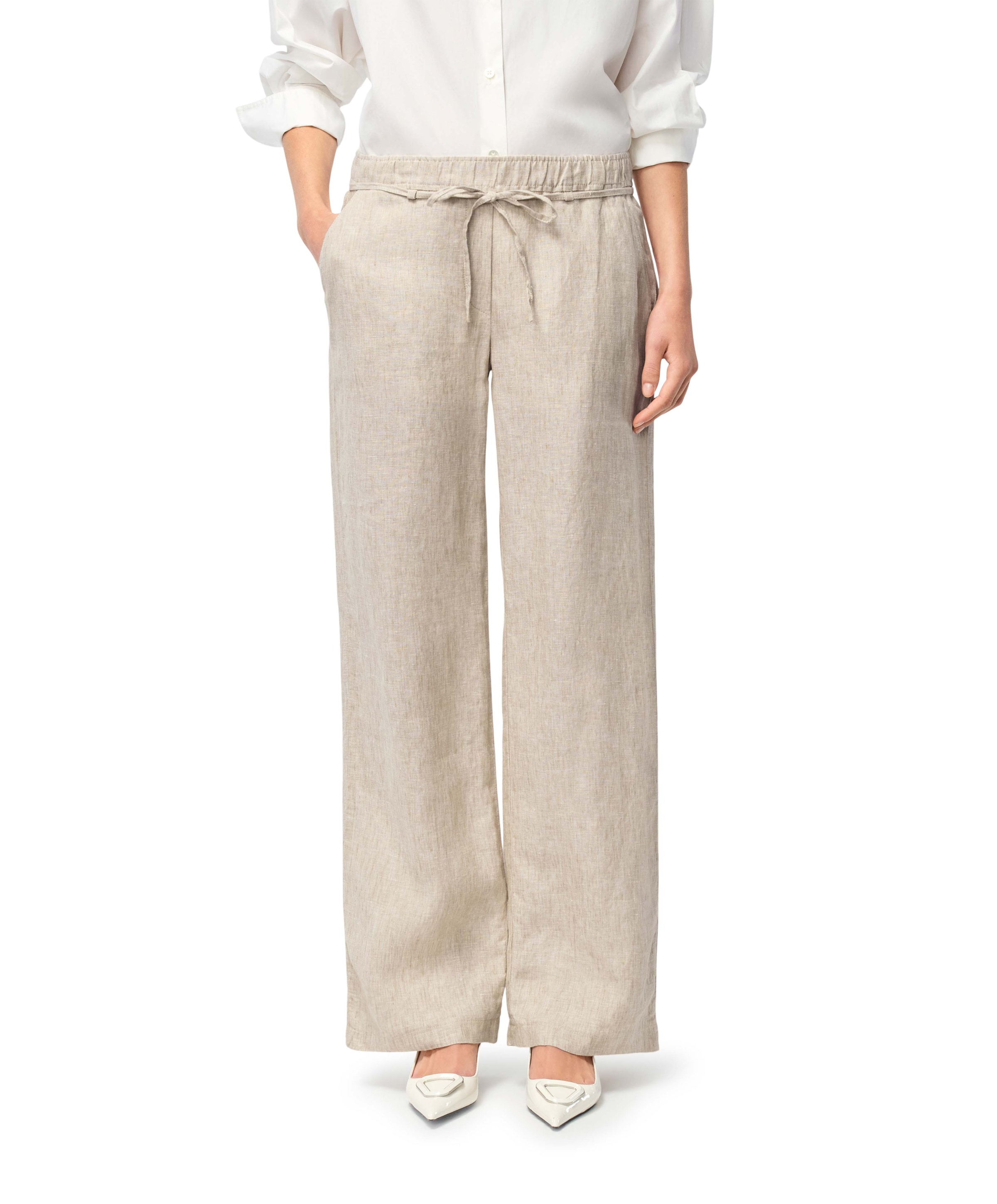 MAC CHIARA BELT dames pantalon beige