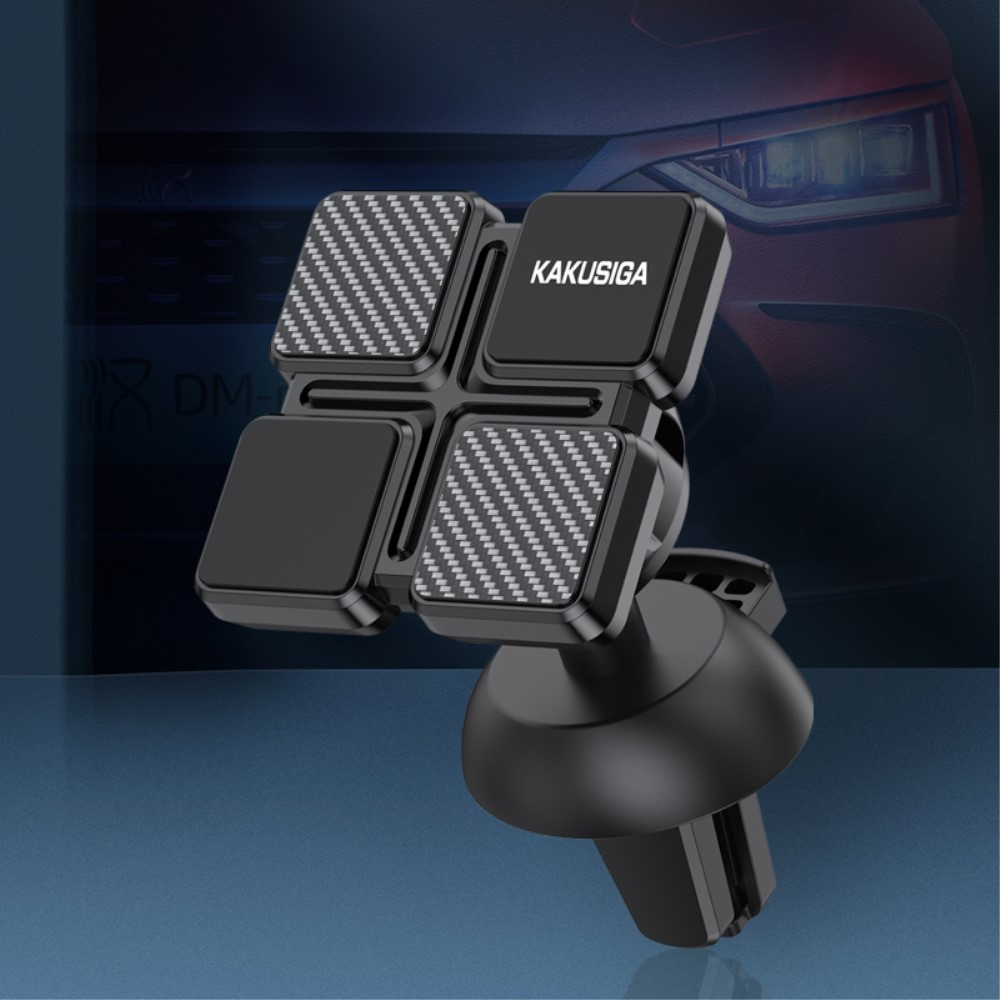 Universal Magnetische Auto Smartphone Halterung für Air Frame Lüftungsgitter - Schwarz