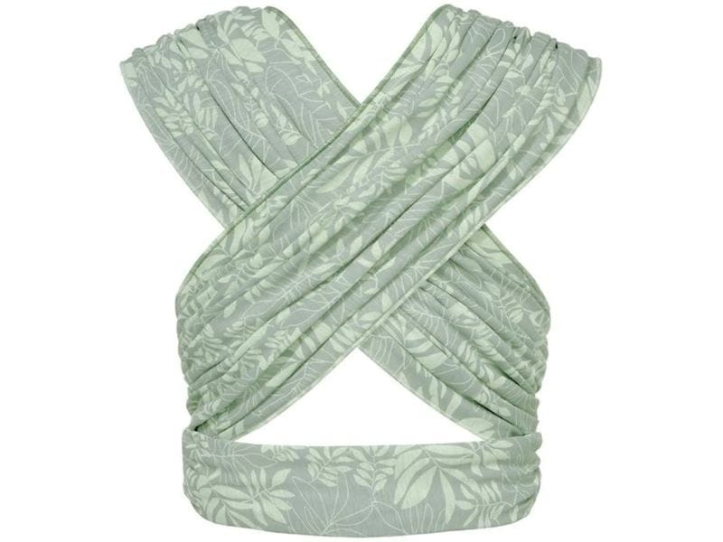 Manduca Babytrage Sling Grün Elastisches Babytragetuch für Neugeborene und Säuglinge