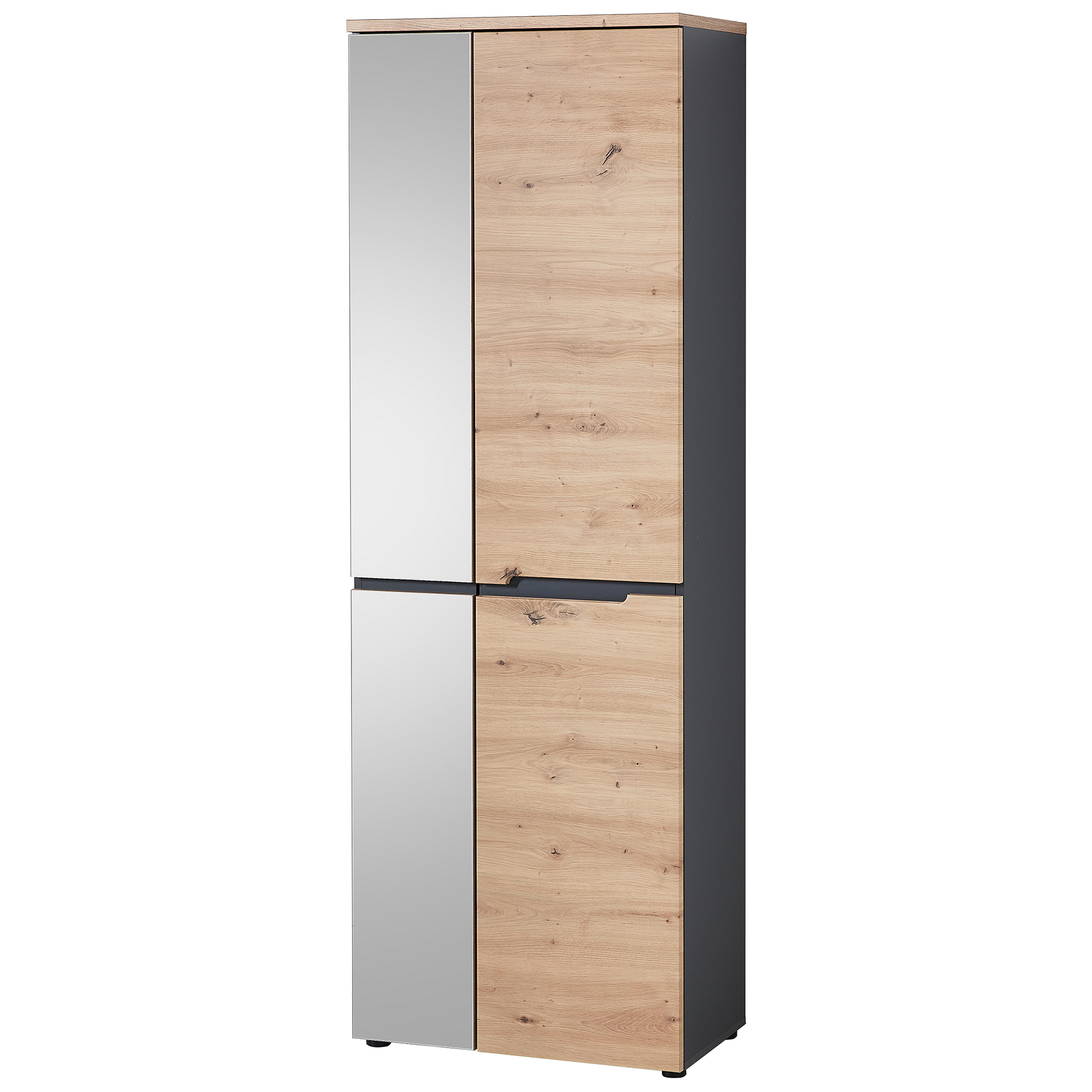 Garderobenschrank - Artisan Eiche - graphit - 65 cm