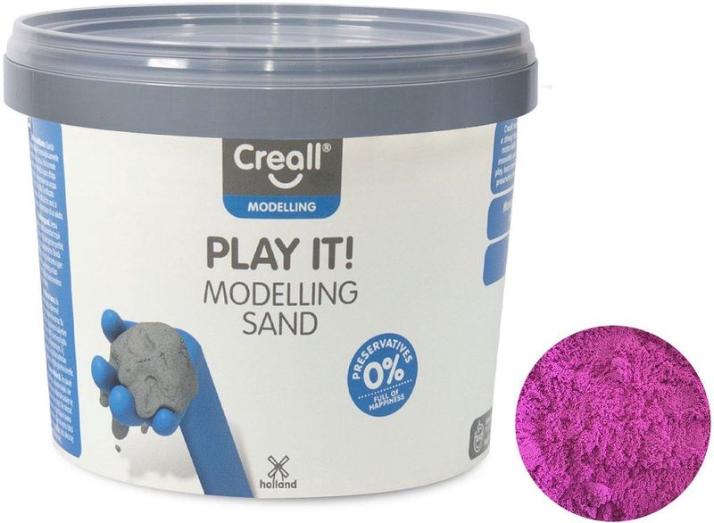 Creall - Play It - Speelzand - Paars - 750gr