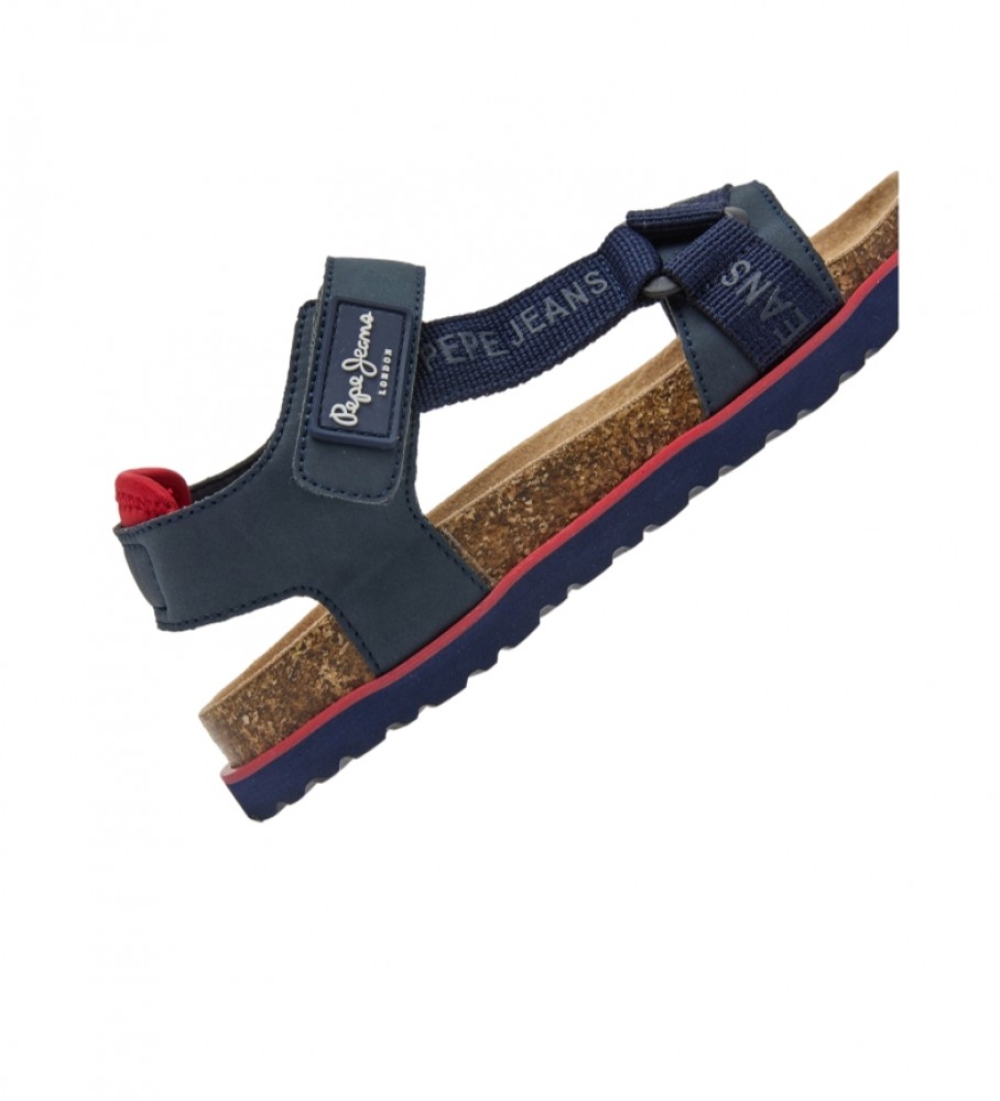 Sandálias anatômicas Pepe Jeans Berlin Monday azul marinho