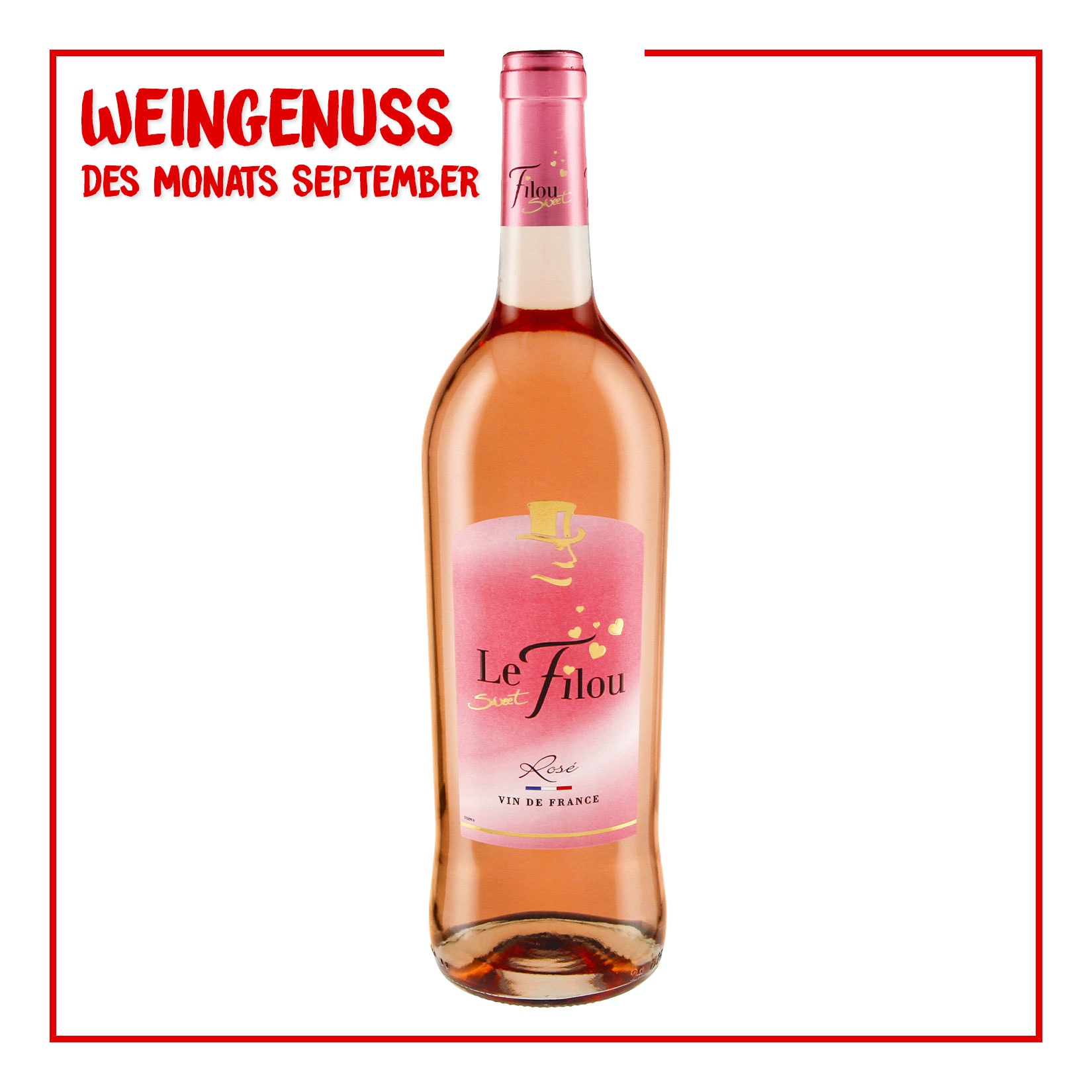 Le Sweet Filou Rose 11,0 % vol 1 Liter