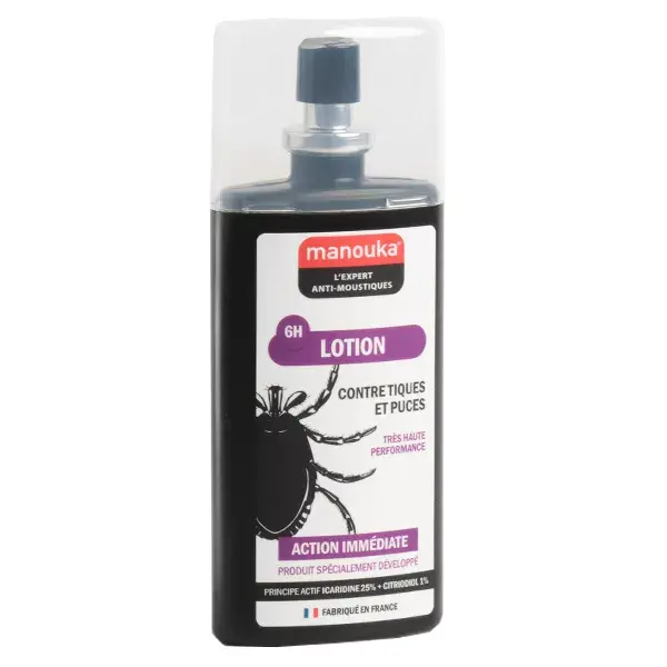 Loção antipulgas e carrapatos Manouka 75ml