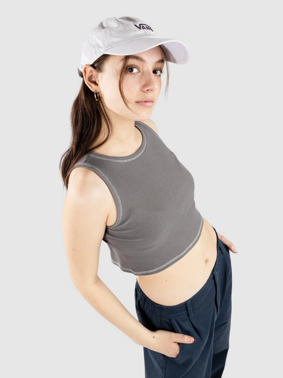 Zine Sunney Tank Top dark grey
