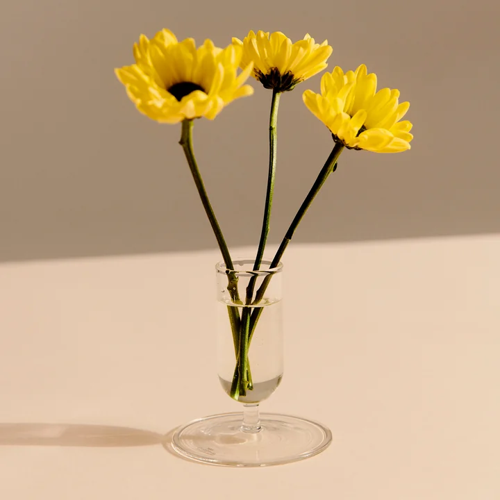 HAY - Tiny Vase Ø 7 x H 8.6 cm, klar