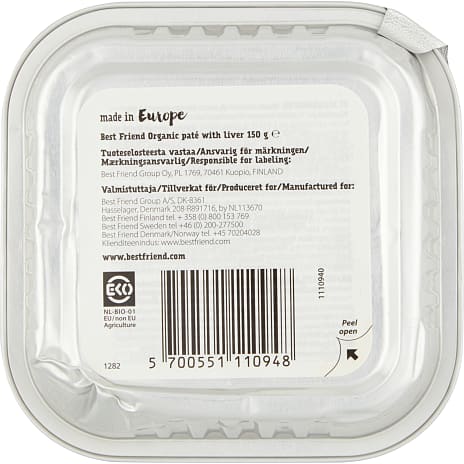 Paté m. lever kornfri øko