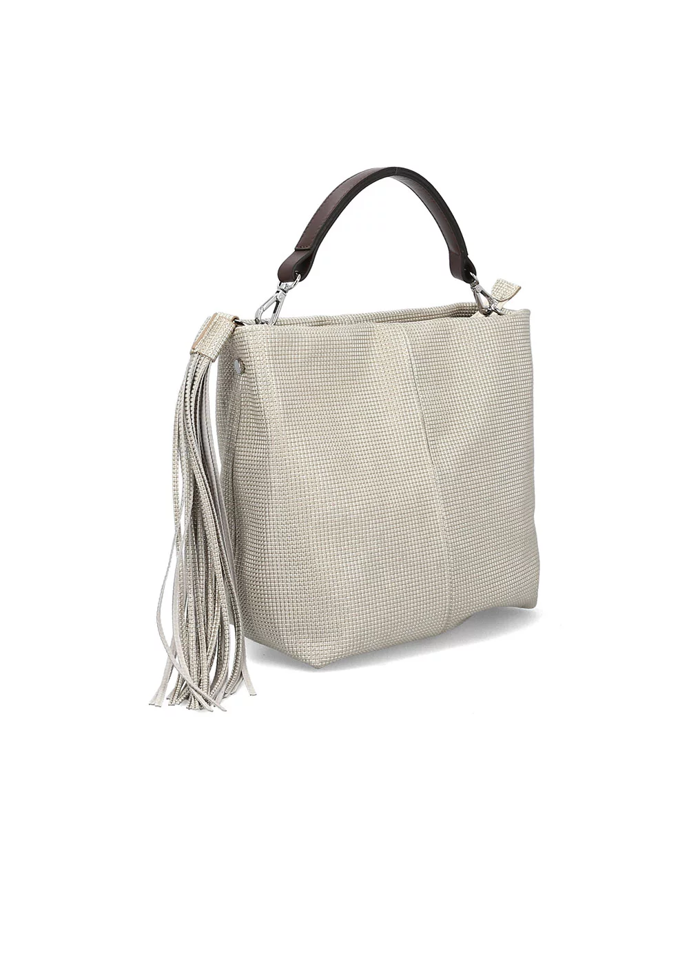 BESACE TASSEL SISKIYOU VELOURS METALLISE