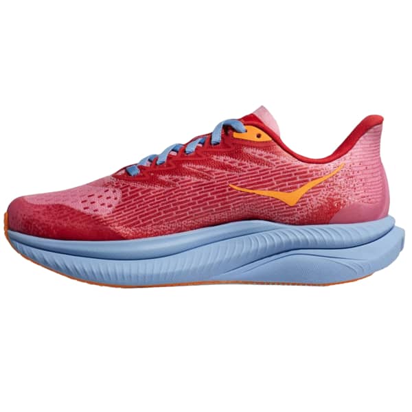 Chaussure running HOKA ONE ONE MACH 6 YOUTH PEONY / CERISE