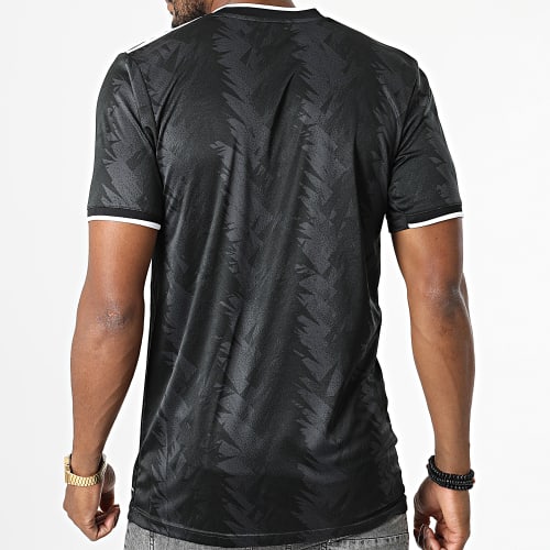 Maillot De Foot A Bandes Juventus HD2015 Noir