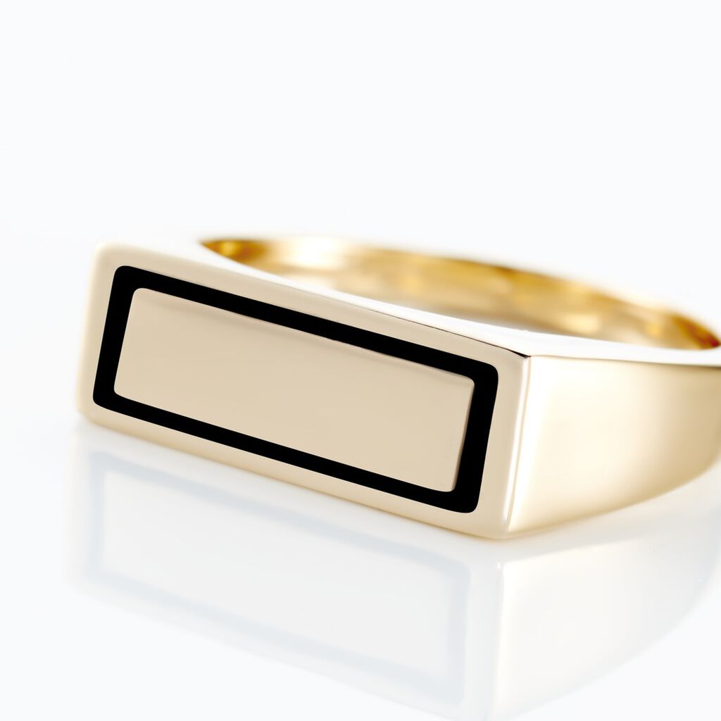 Chevalière Tommi Plaqué Or Jaune