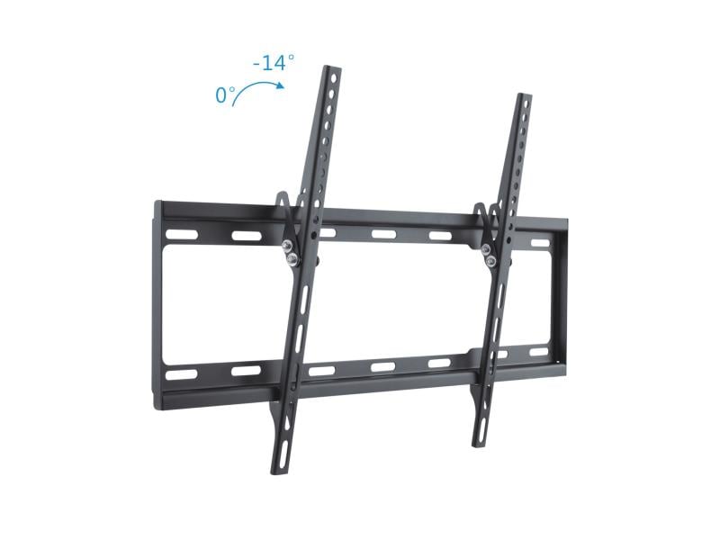 PureMounts Wandhalterung PM-BT600 Schwarz TV Halterung - Tilt - VESA 600x400