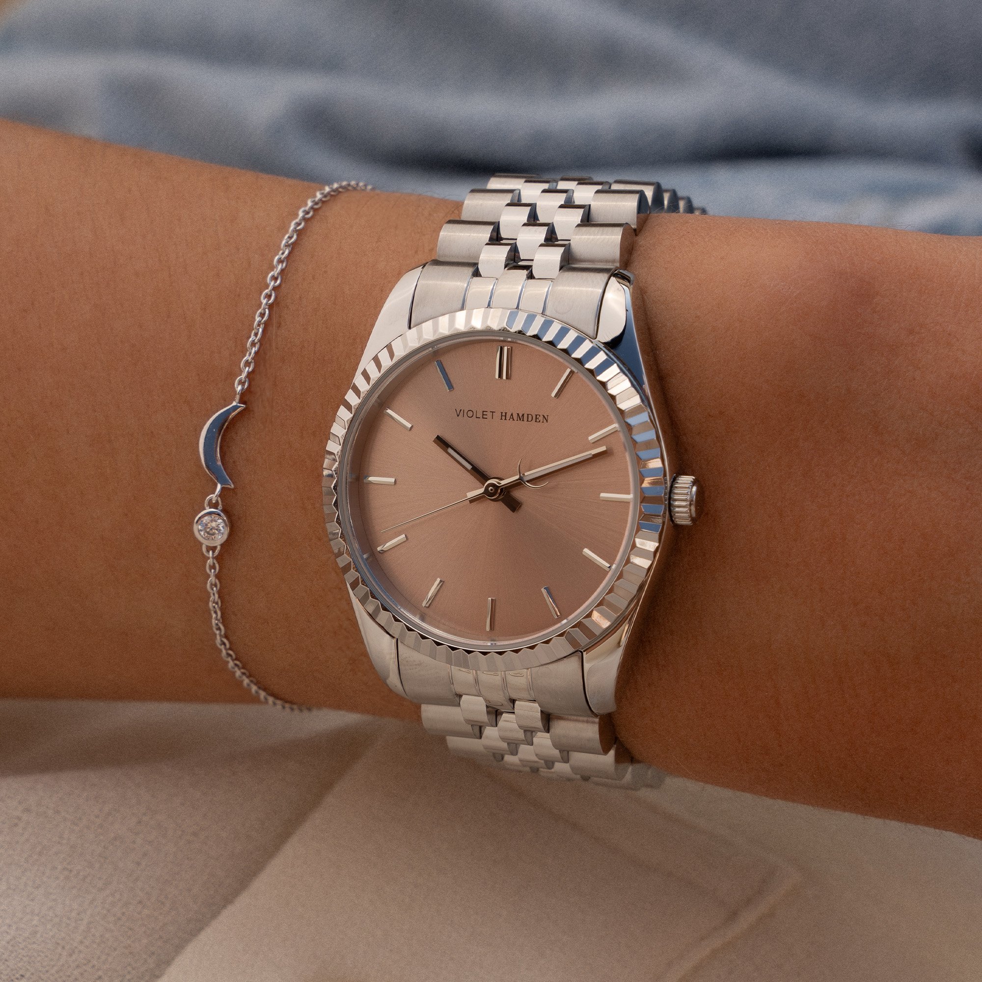 horloge Violet Hamden Violet Hamden Zilver