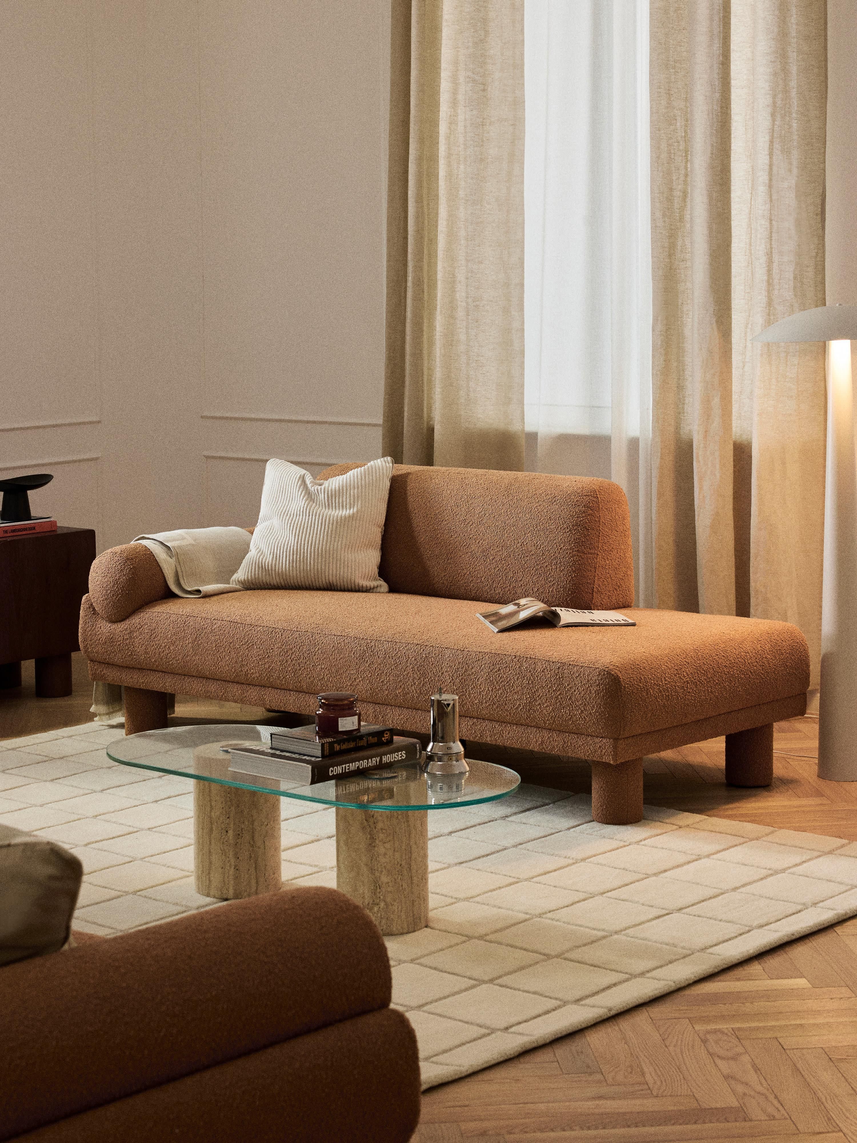 Bouclé chaise longue Lilo