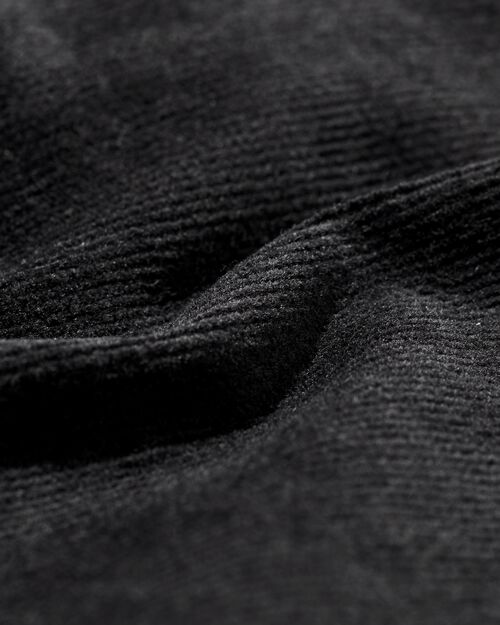 chemise en velours côtelé enfant  noir