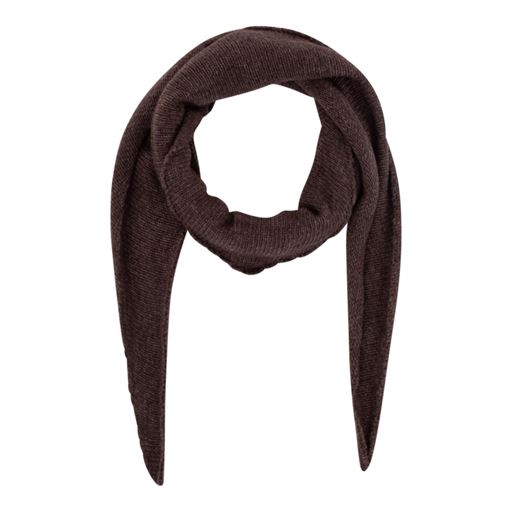 Neo Noir Misty Knit Tørklæde, Dark Brown