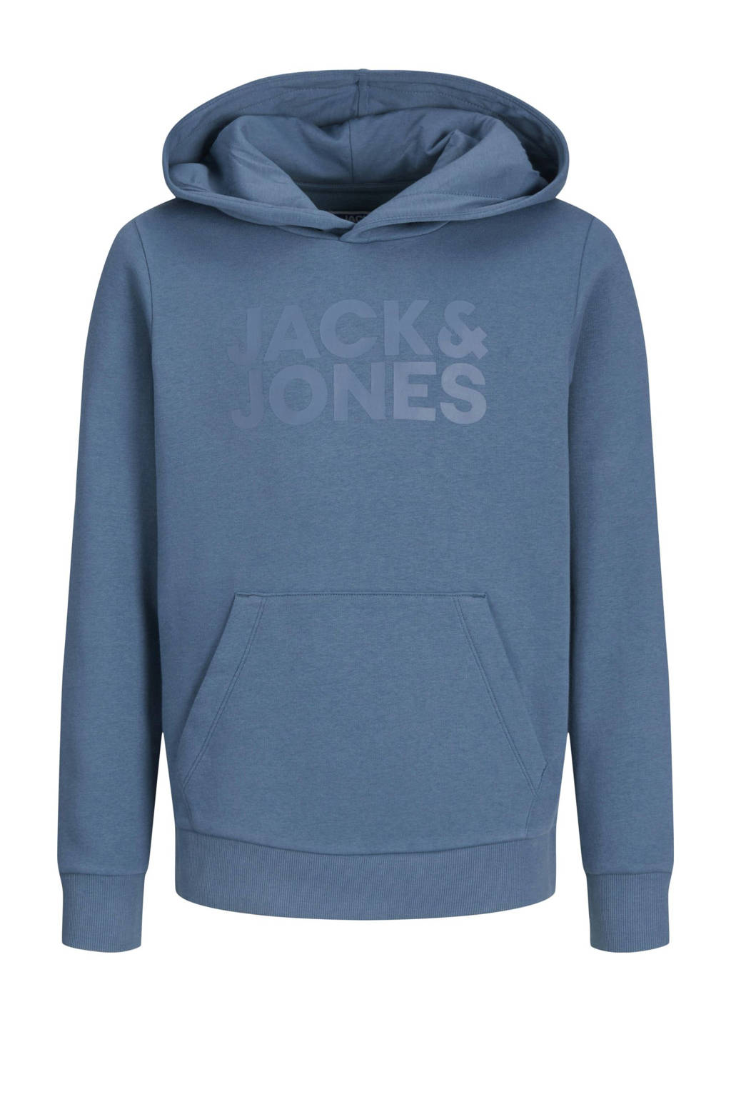 JACK & JONES hoodie JJECORP LOGO met logo blauw