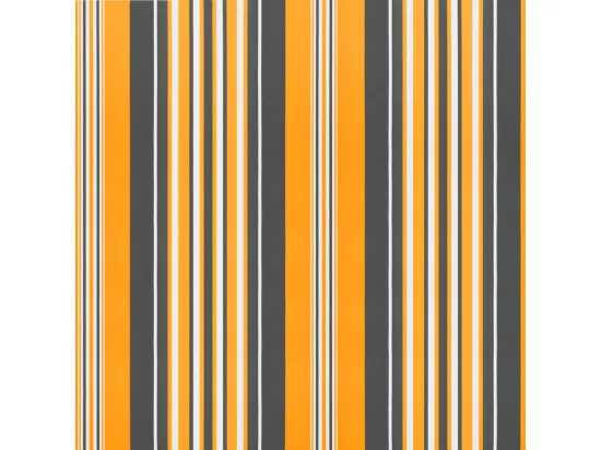 Tissu de remplacement de cantonnière d’auvent rayure jaune gris