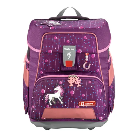 Step by Step Schulranzen-Set e-SPACE Dreamy Unicorn, 5-teilig