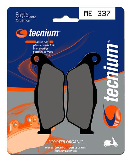 Plaquettes de freins Tecnium Scooter organique - ME337