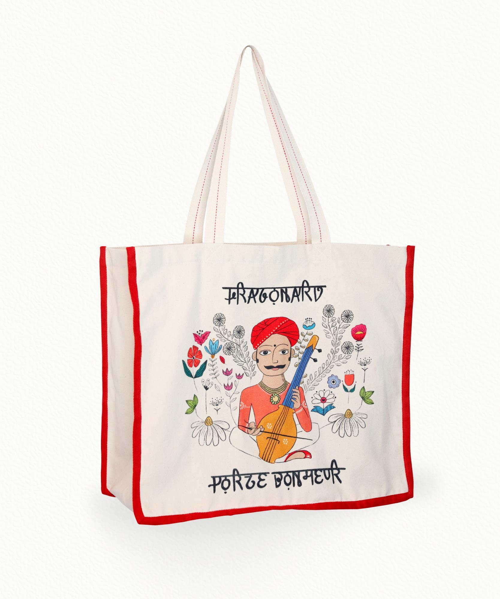 Charity Bag  100% Coton - 43 x 21 x 37 cm