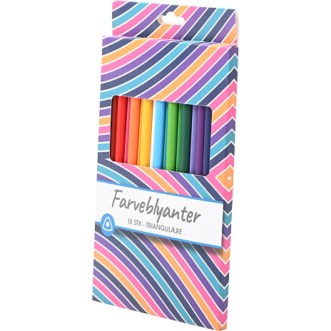 Danpen junior farveblyanter 18-pak
