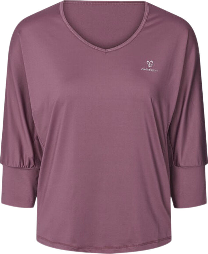Carite Heidi trænings T-shirt m. 3/4 ærmer Lilla