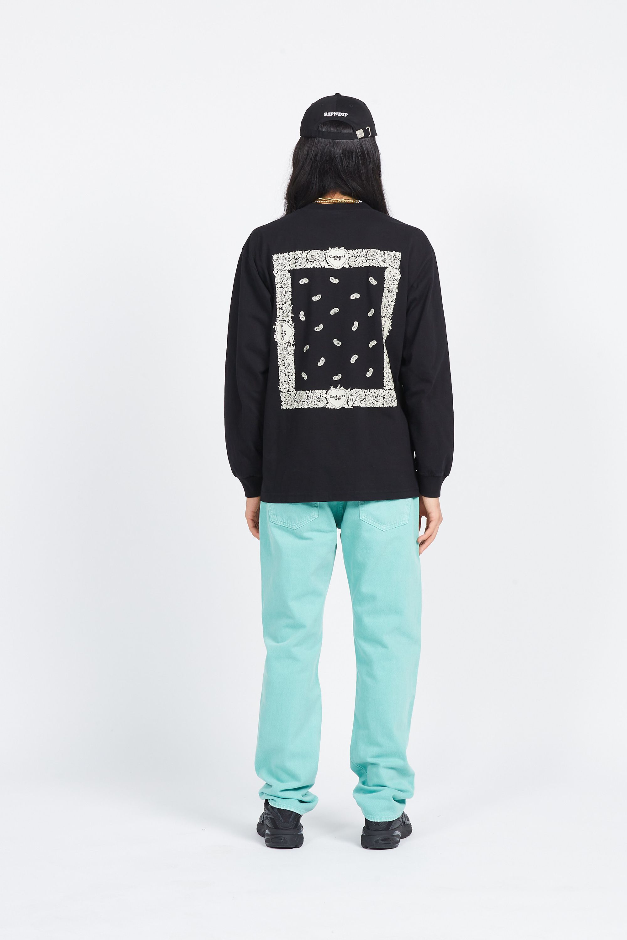 CARHARTT WIP T-shirt  L/S Paisley T-Shirt Multicolore