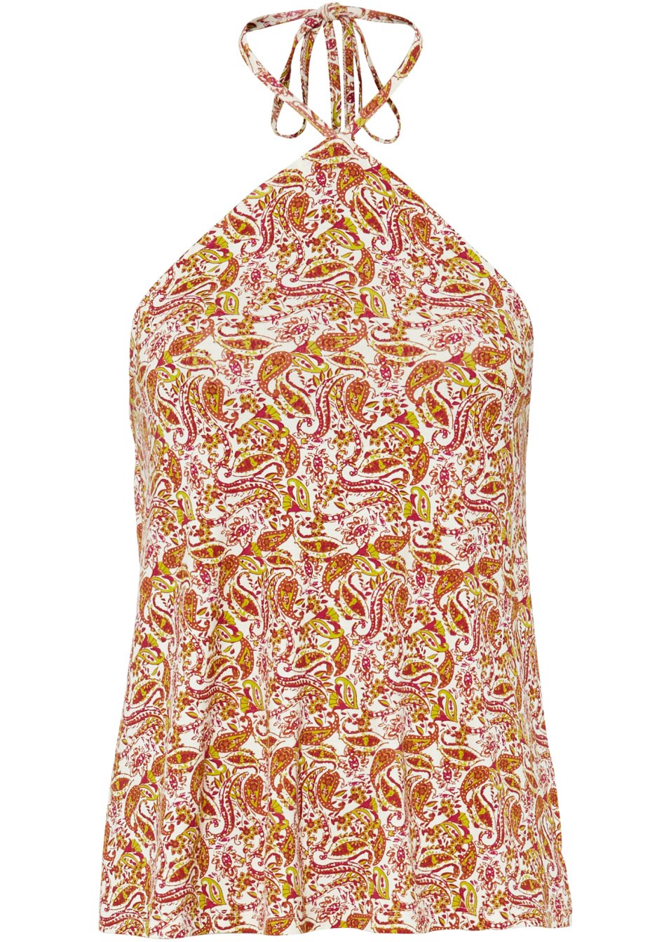 Top à imprimé paisley en viscose