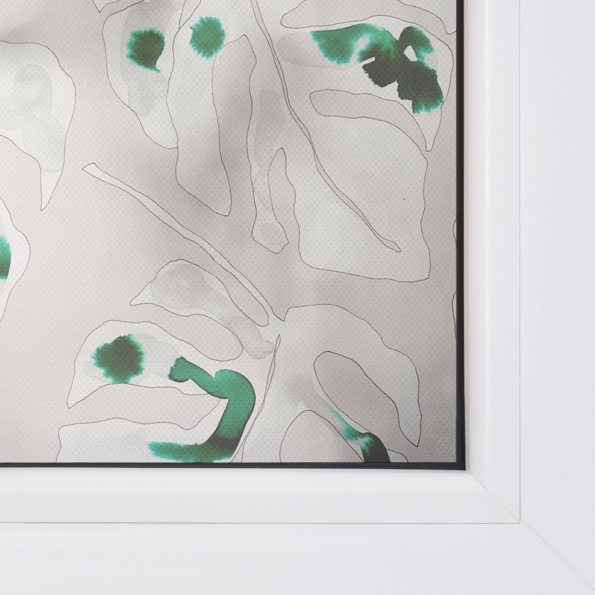 Lichtblick Fensterfolie selbstklebend, Sichtschutz, Monstera - Grün