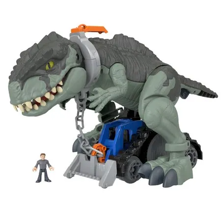 Imaginext Jurassic World Stampf- und Beiß-Action Riesen-Dino Spielzeug